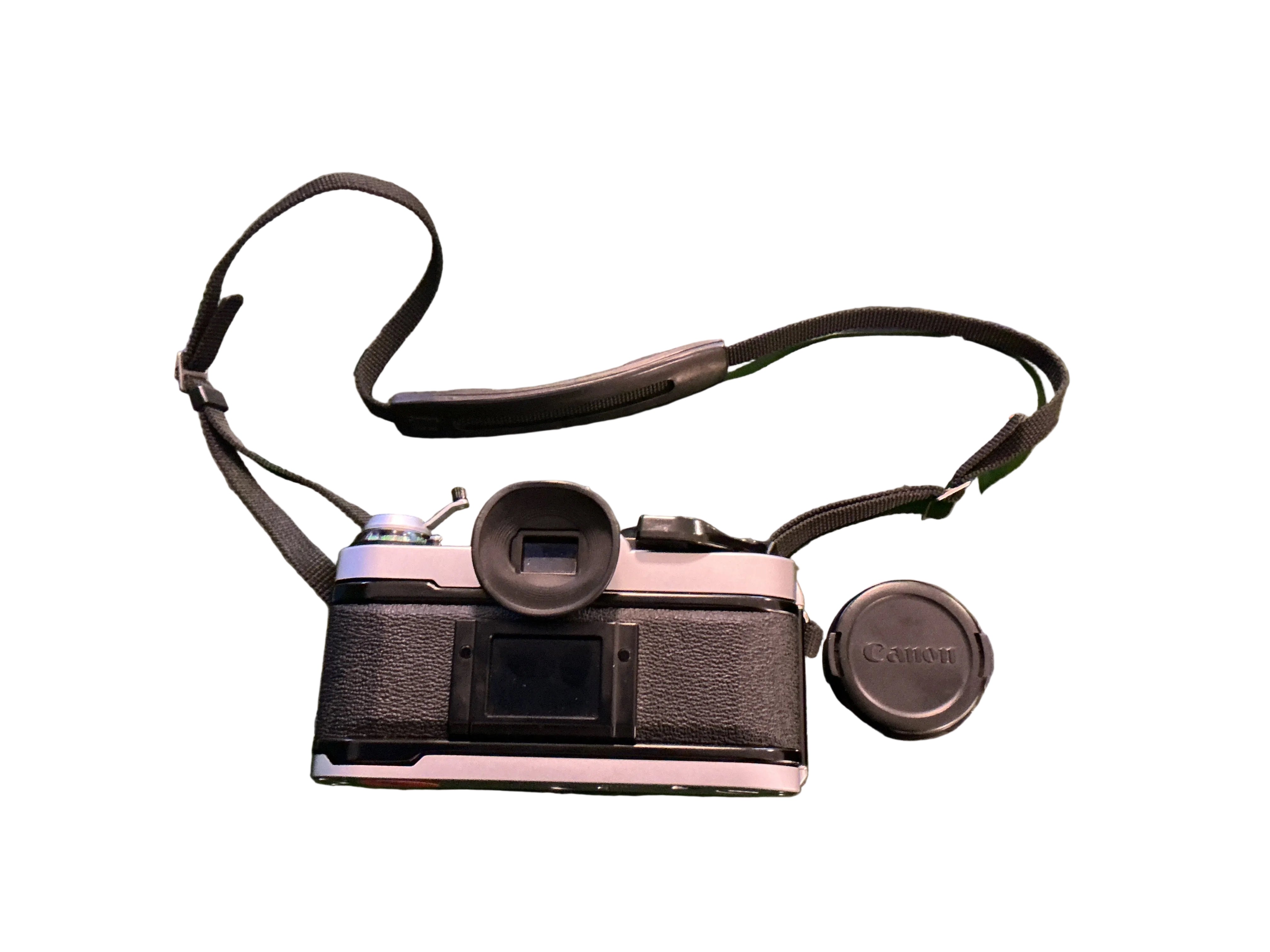 VINTAGE Canon AE-1 Program 35mm SLR Film Camera with 50mm Lens BUNDLE
