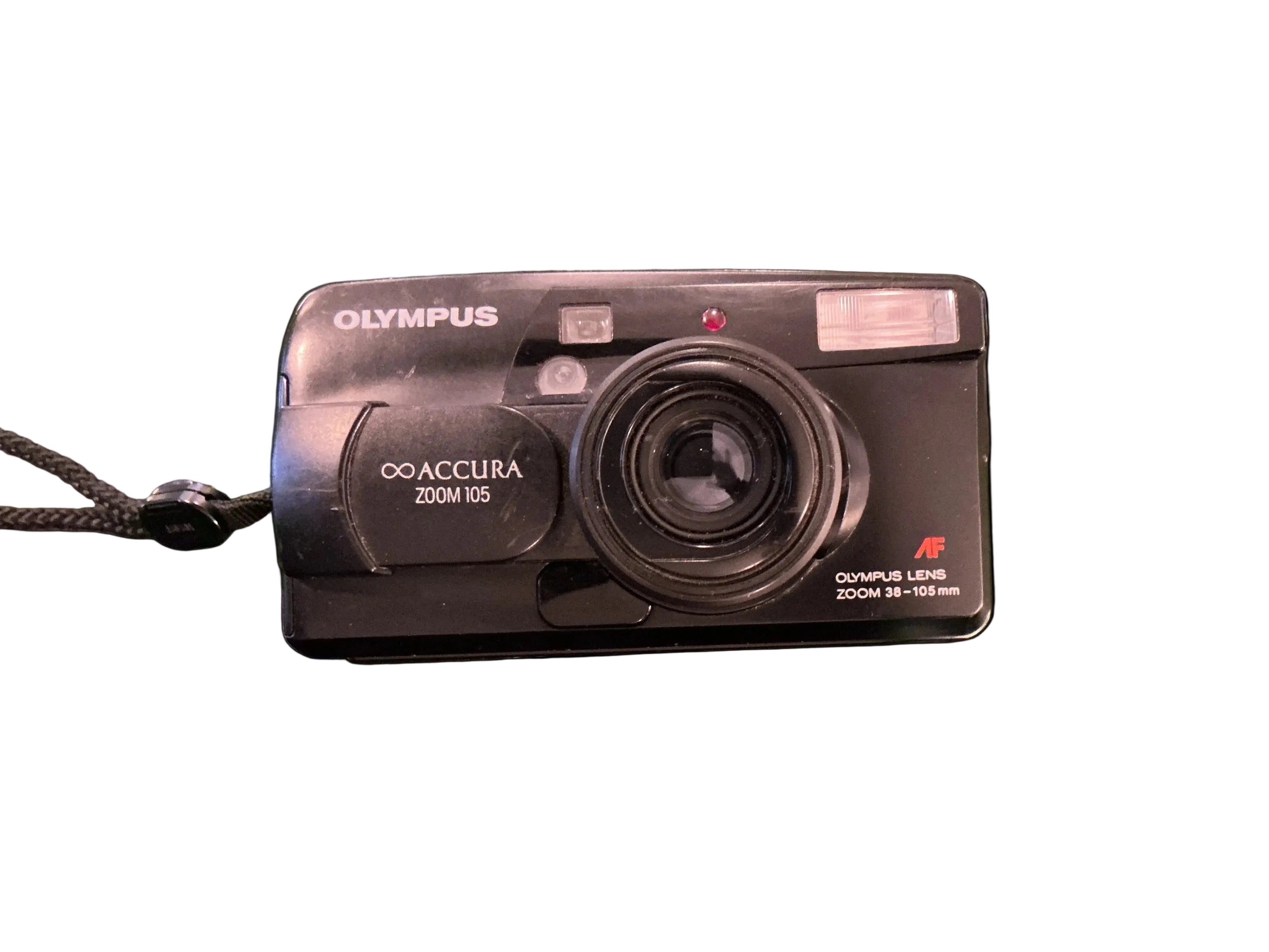 Olympus Accura Zoom 105 35mm Film Camera Black