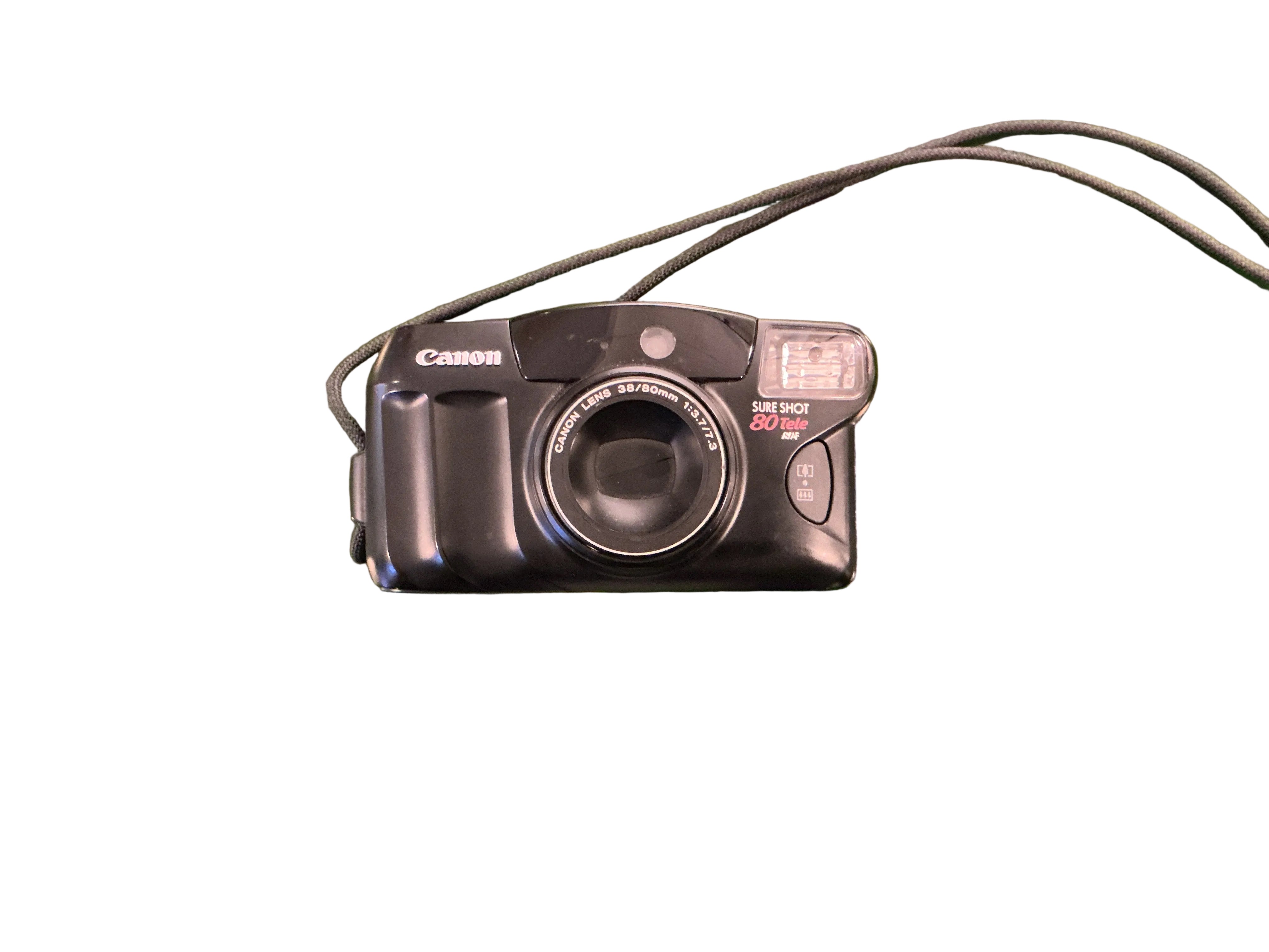 Canon Sure Shot 80 Tele Date 35mm Point&Shoot Film Camera
