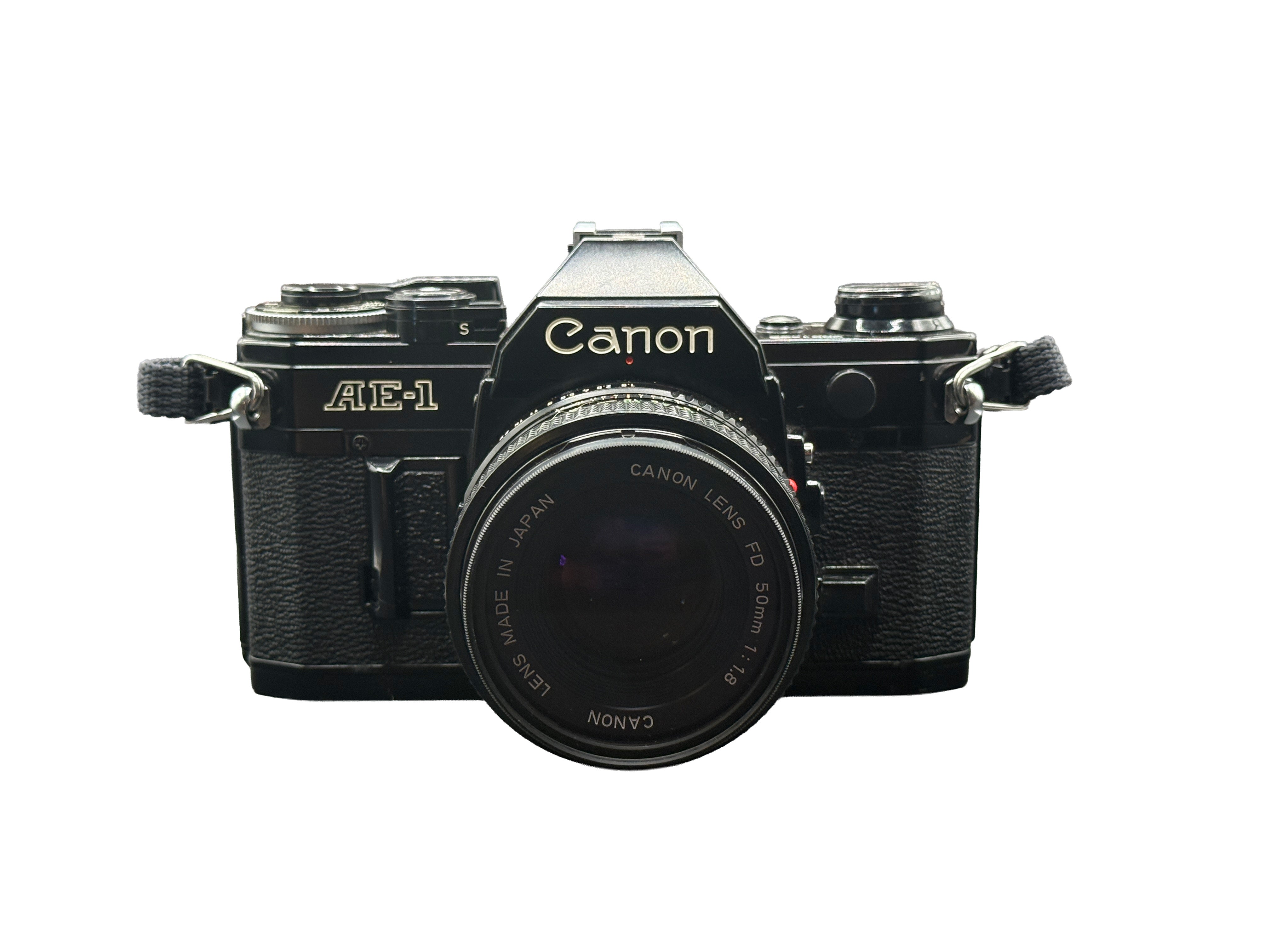 Canon AE-1 35mm SLR with 50mm f/1.8 FD Lens