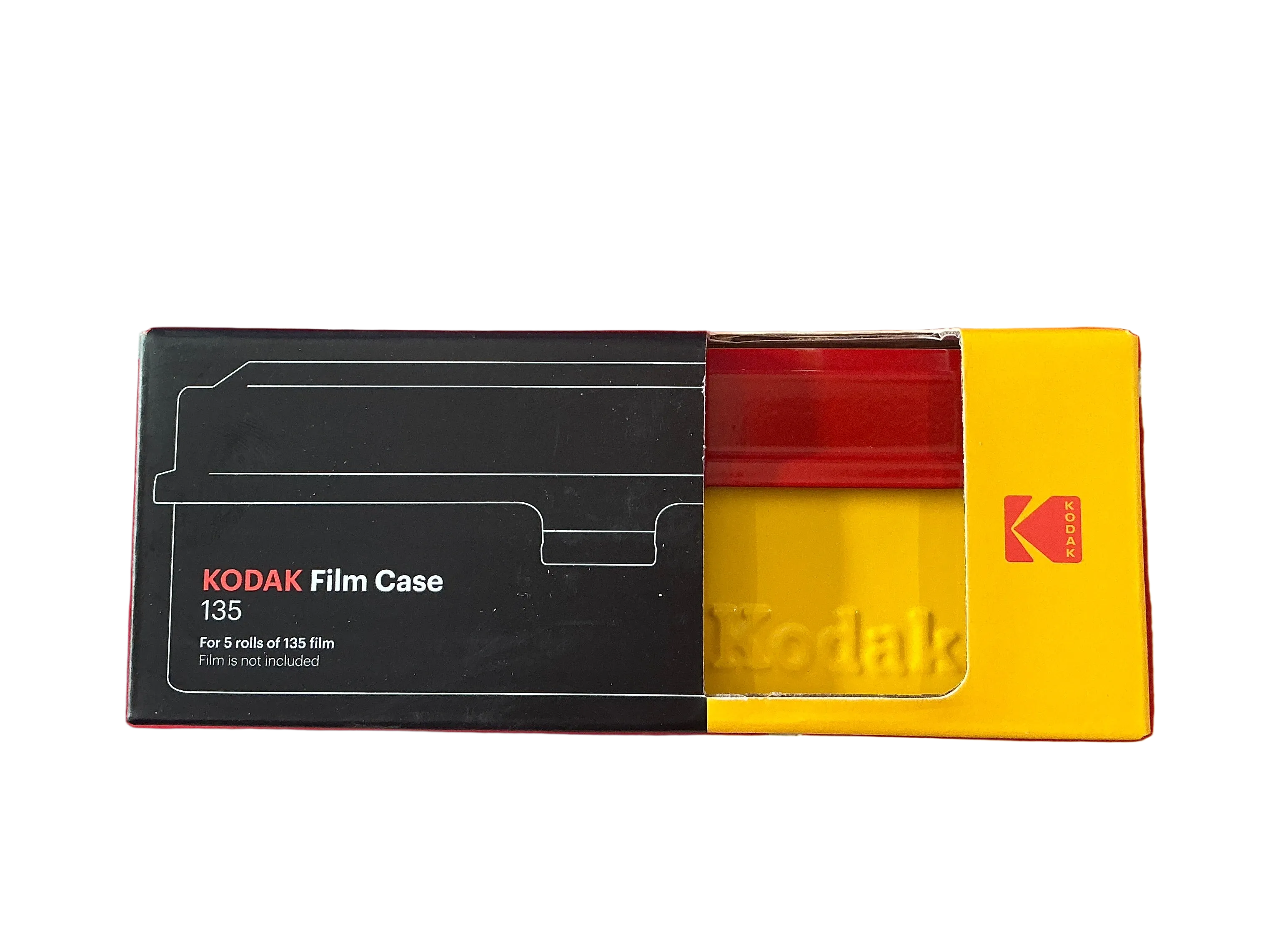 Yellow & Red Kodak Film Case - 35mm