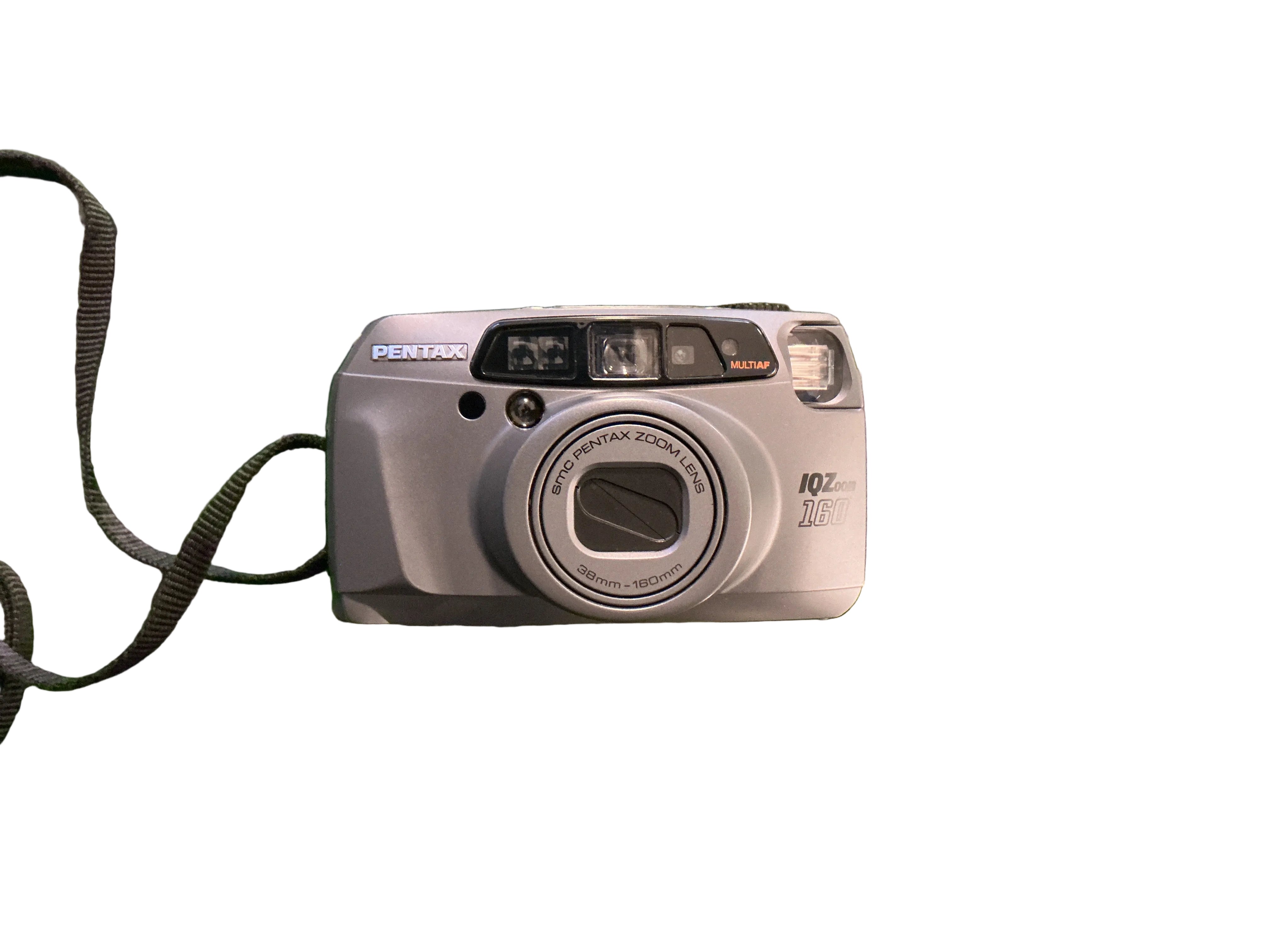 Pentax IQZoom 160 35mm Point & Shoot Film Camera 38-160mm Zoom