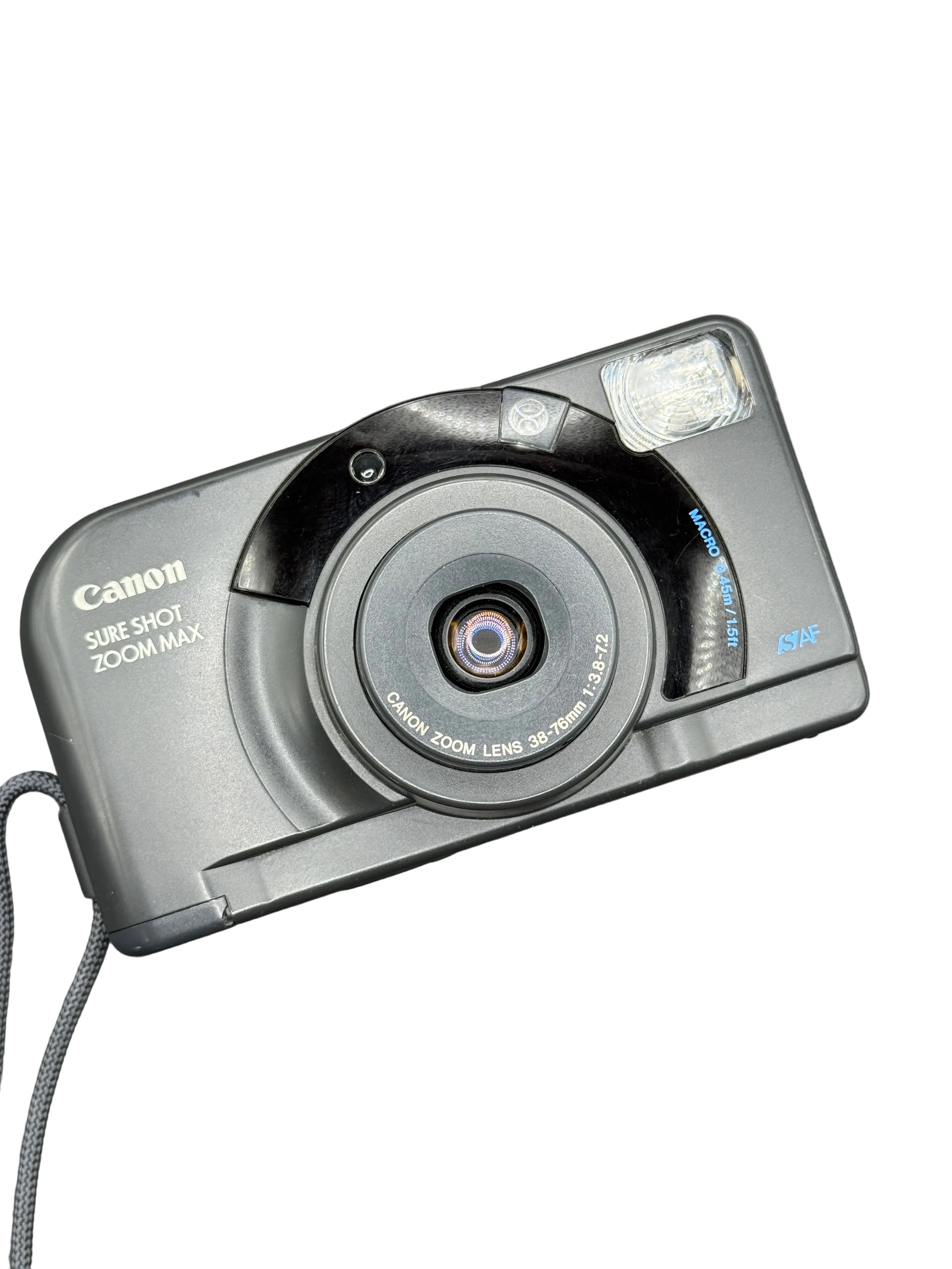 Canon Sure Shot Zoom Max 35mm Point & Shoot Film Camera