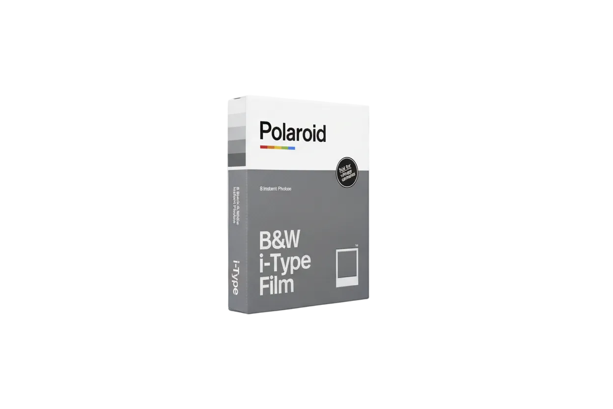 Polaroid B&W i-Type - White Frames