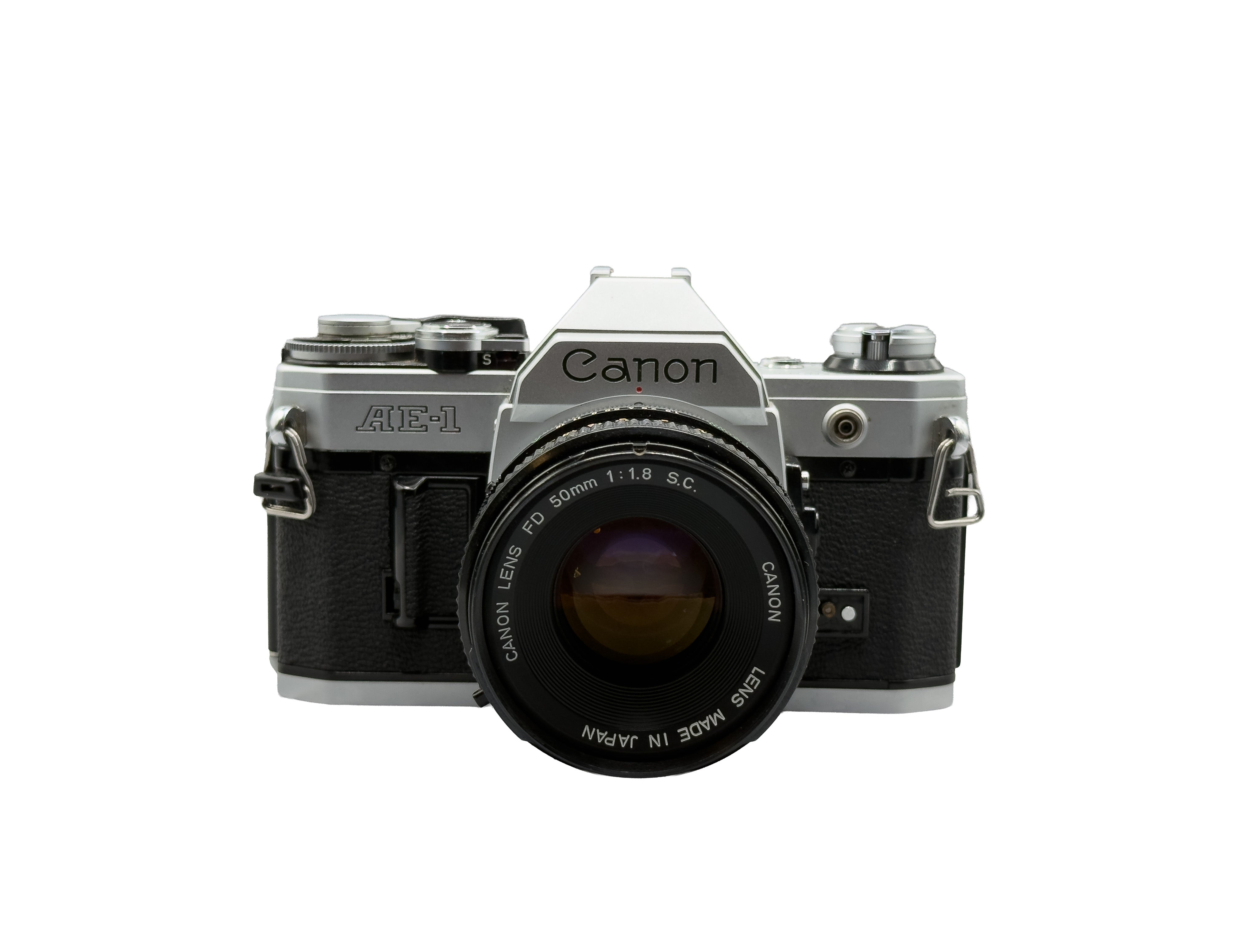 Canon AE-1 LENS FD 50mm 1:1.8 現状品 m002 205 Canon AE-1 35mm SLR