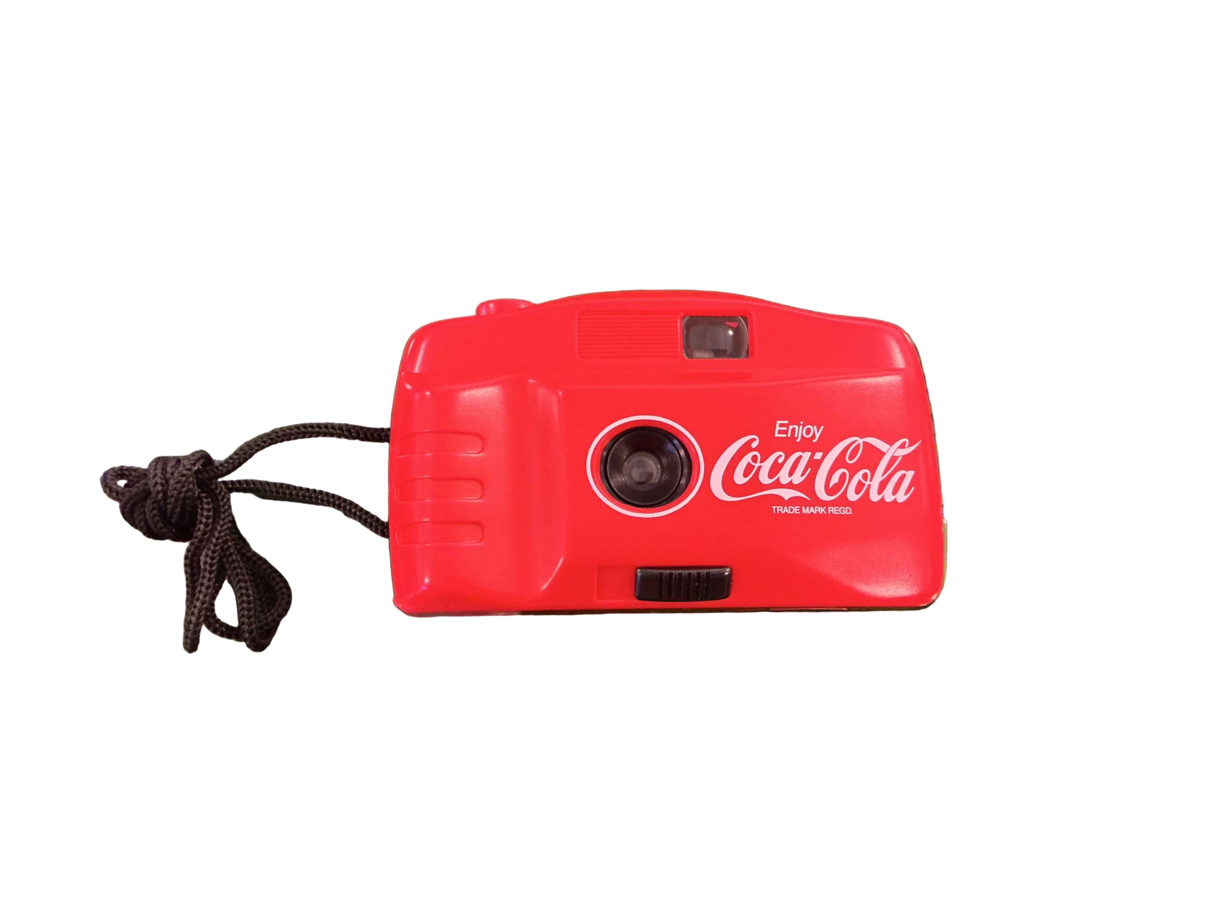 Coca-Cola  Red 35mm Film Camera W Box and Manual 1990