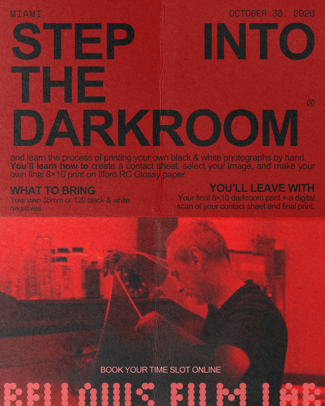 Black & White Darkroom Workshop Miami