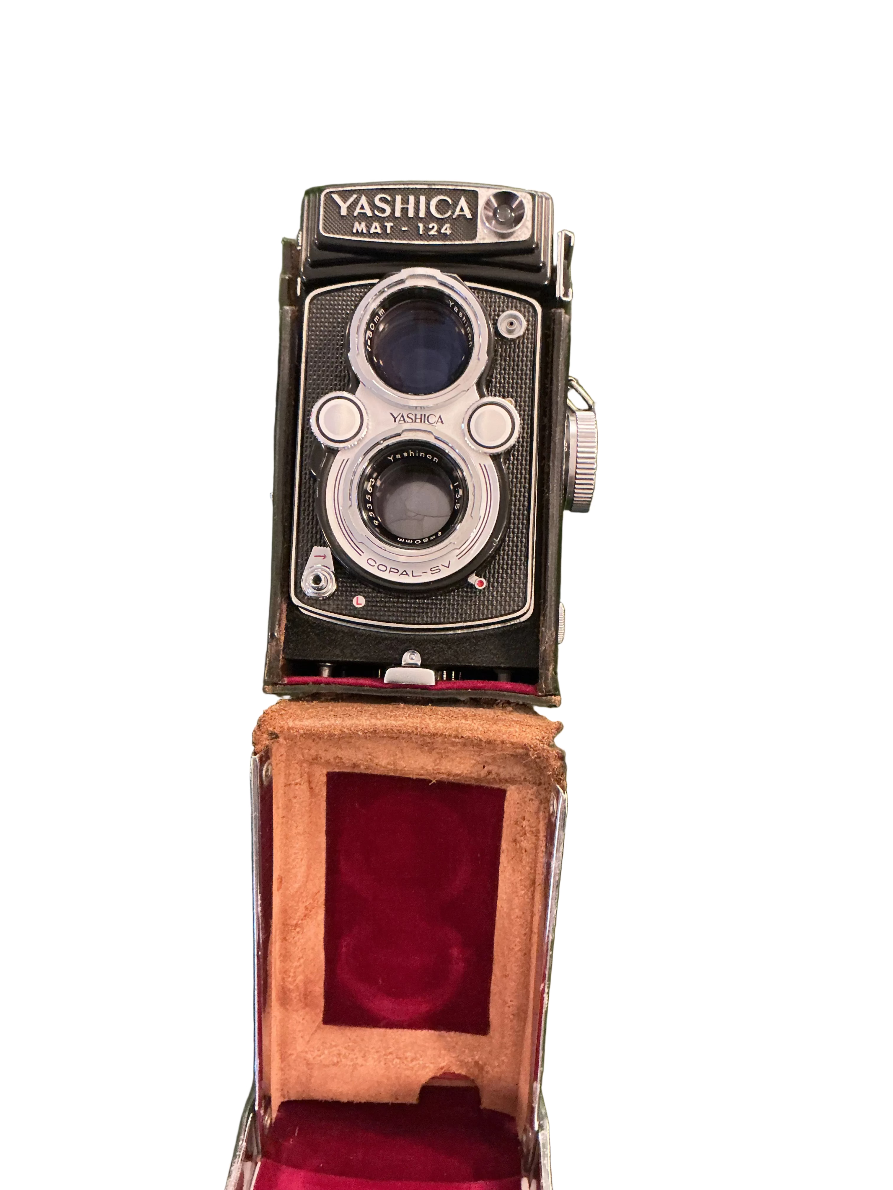 Yashica Mat-124 with leather case medium format