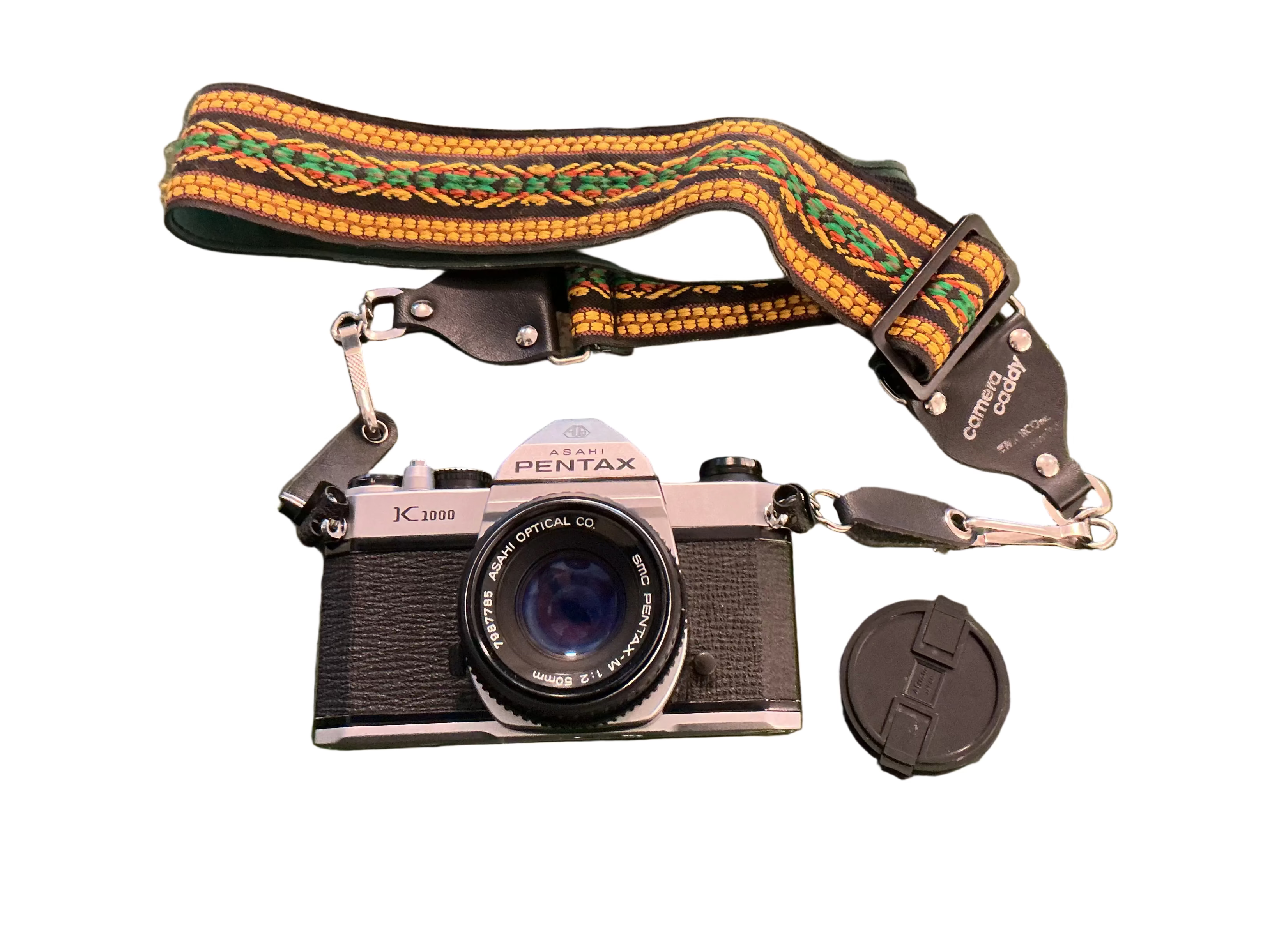 Pentax K1000 35mm SLR w/ strap