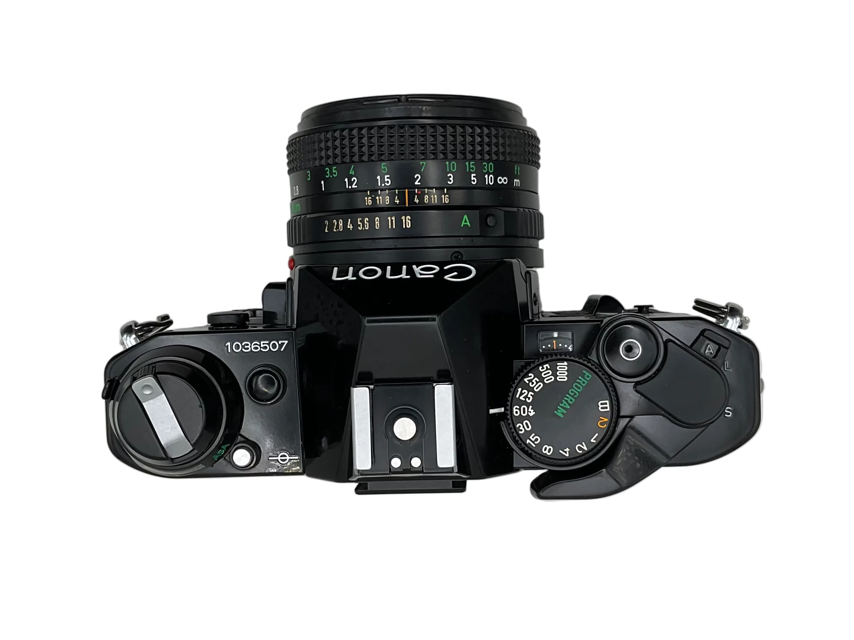 Canon AE-1 Program with a 50mm lens