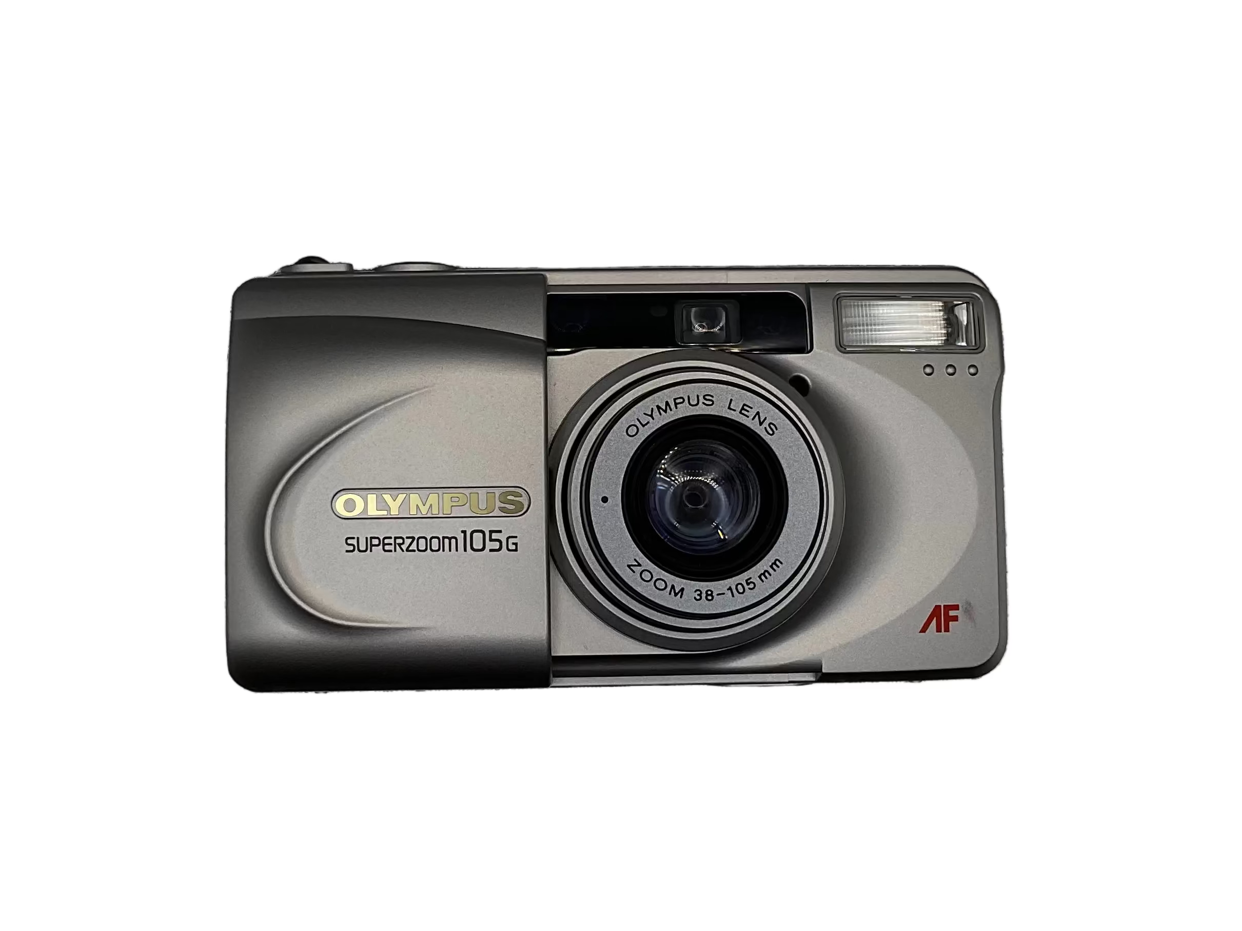 Olympus Super zoom 105G Point & Shoot 35mm Film Camera