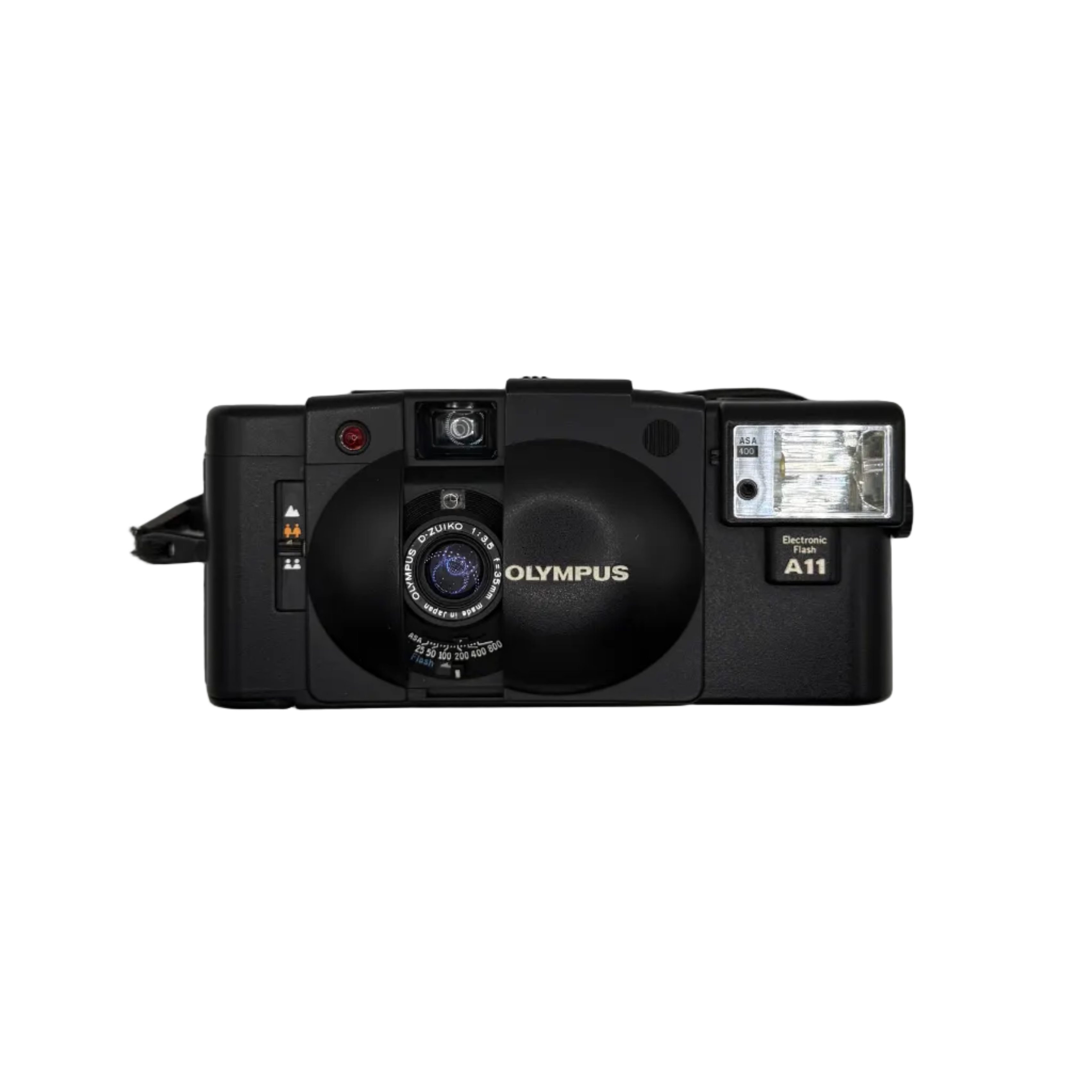 Olympus XA2 35mm Rangefinder Point & Shoot Film Camera A11 Flash From Japan