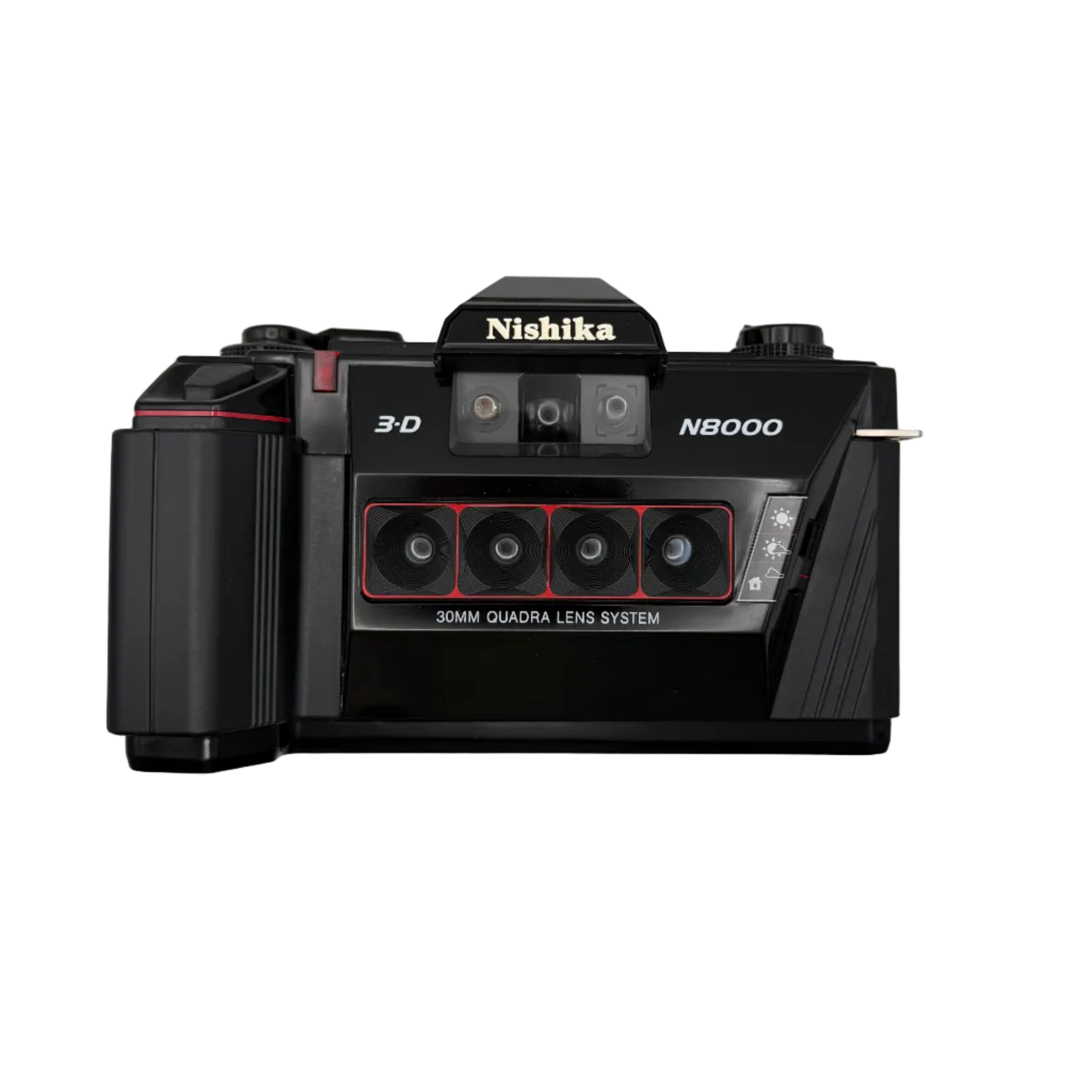 3D Nishika N8000 with Flash