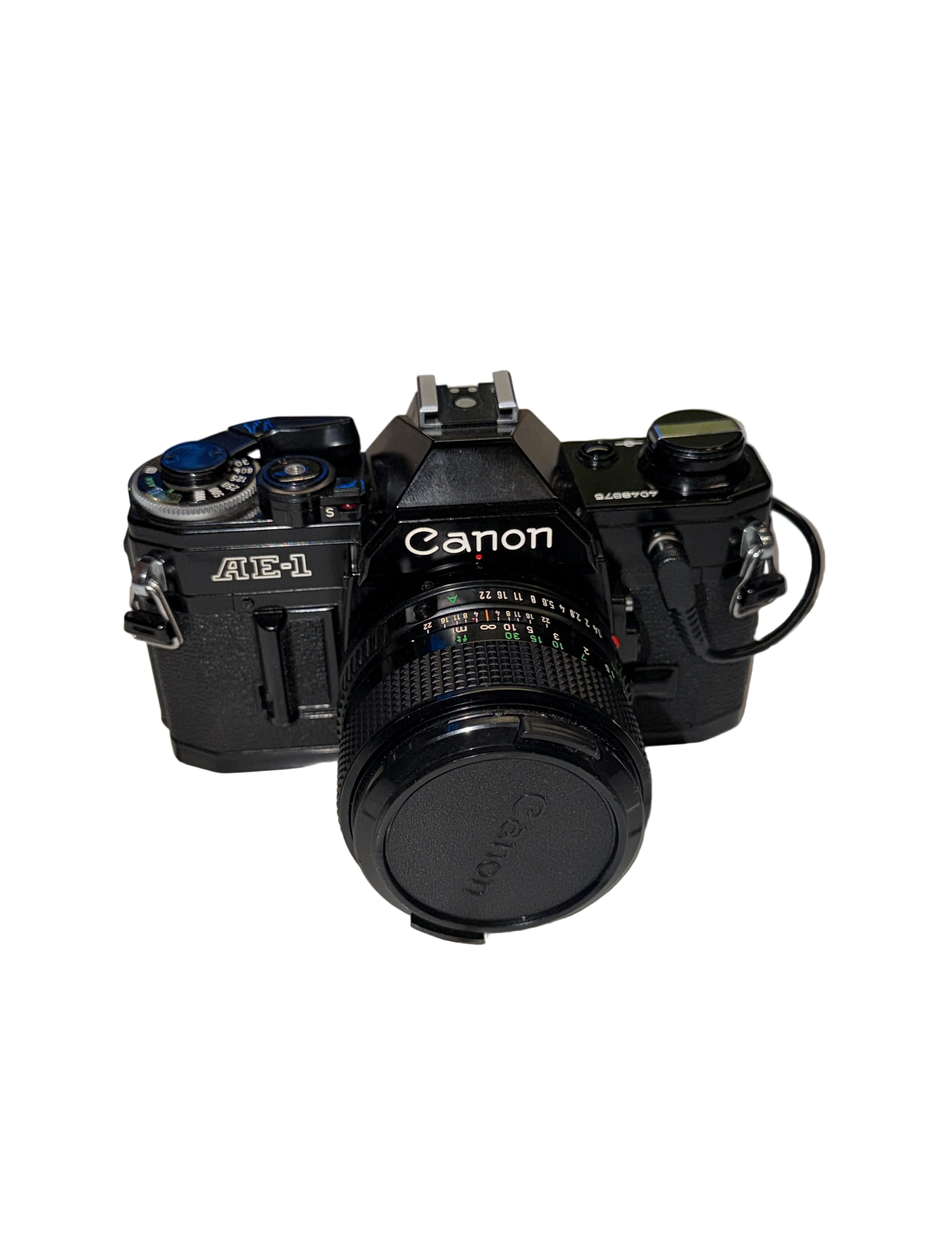 CANON AE-1 Black SLR + 50mm 1.4 + Data Back – Bellows Film Lab