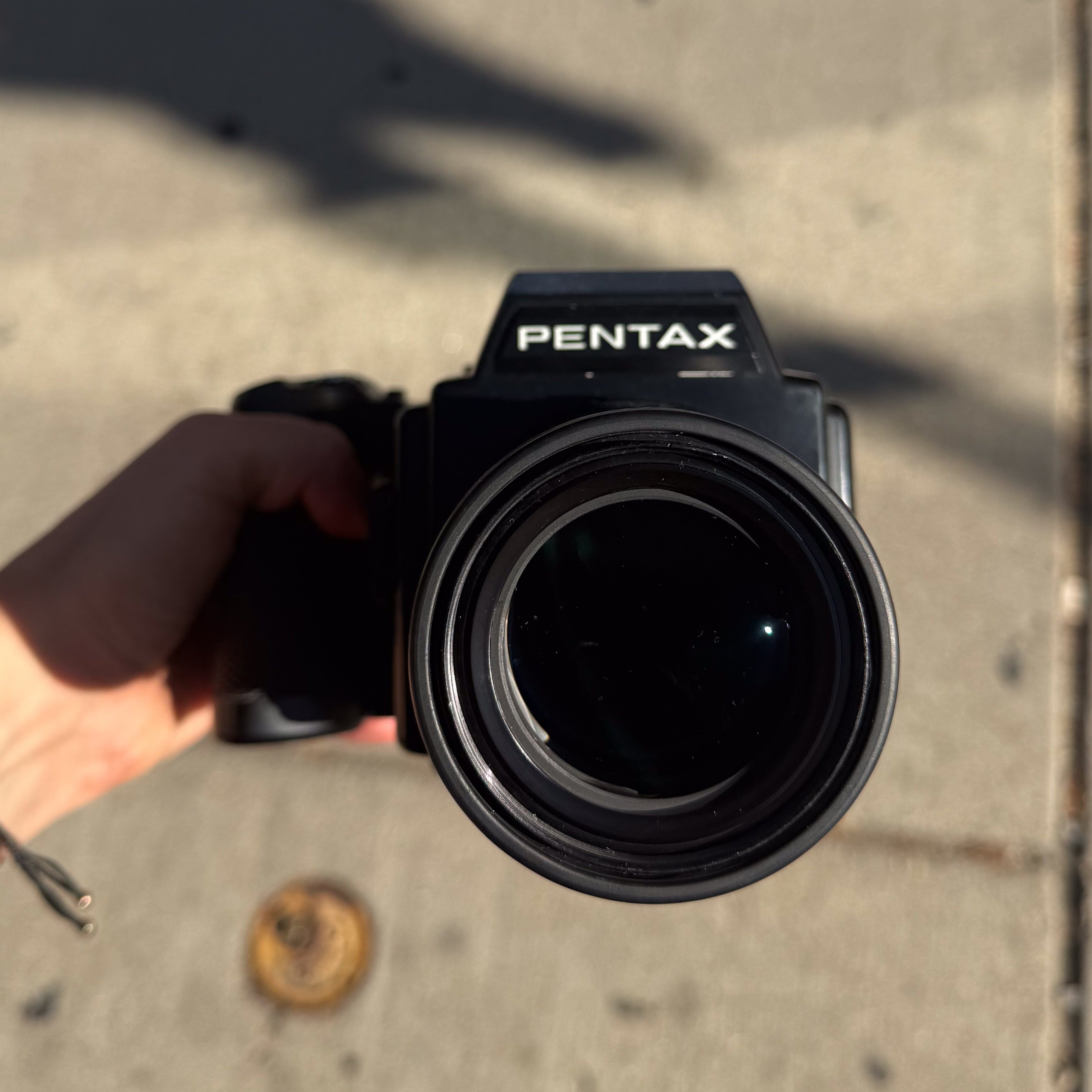 Pentax 645 Film Camera + SMC A 150mm f/3.5 + 120 Back Japan