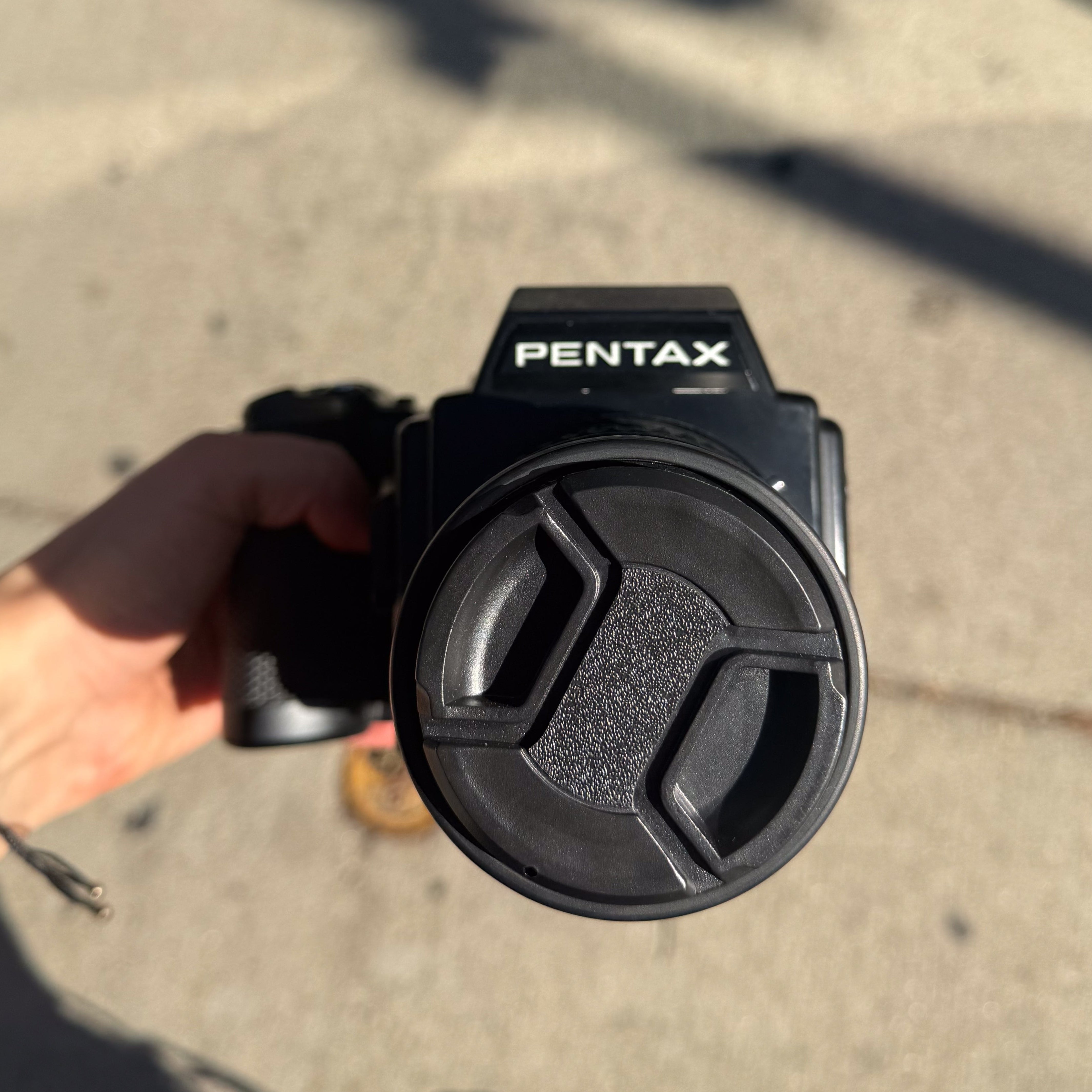 Pentax 645 Film Camera + SMC A 150mm f/3.5 + 120 Back Japan