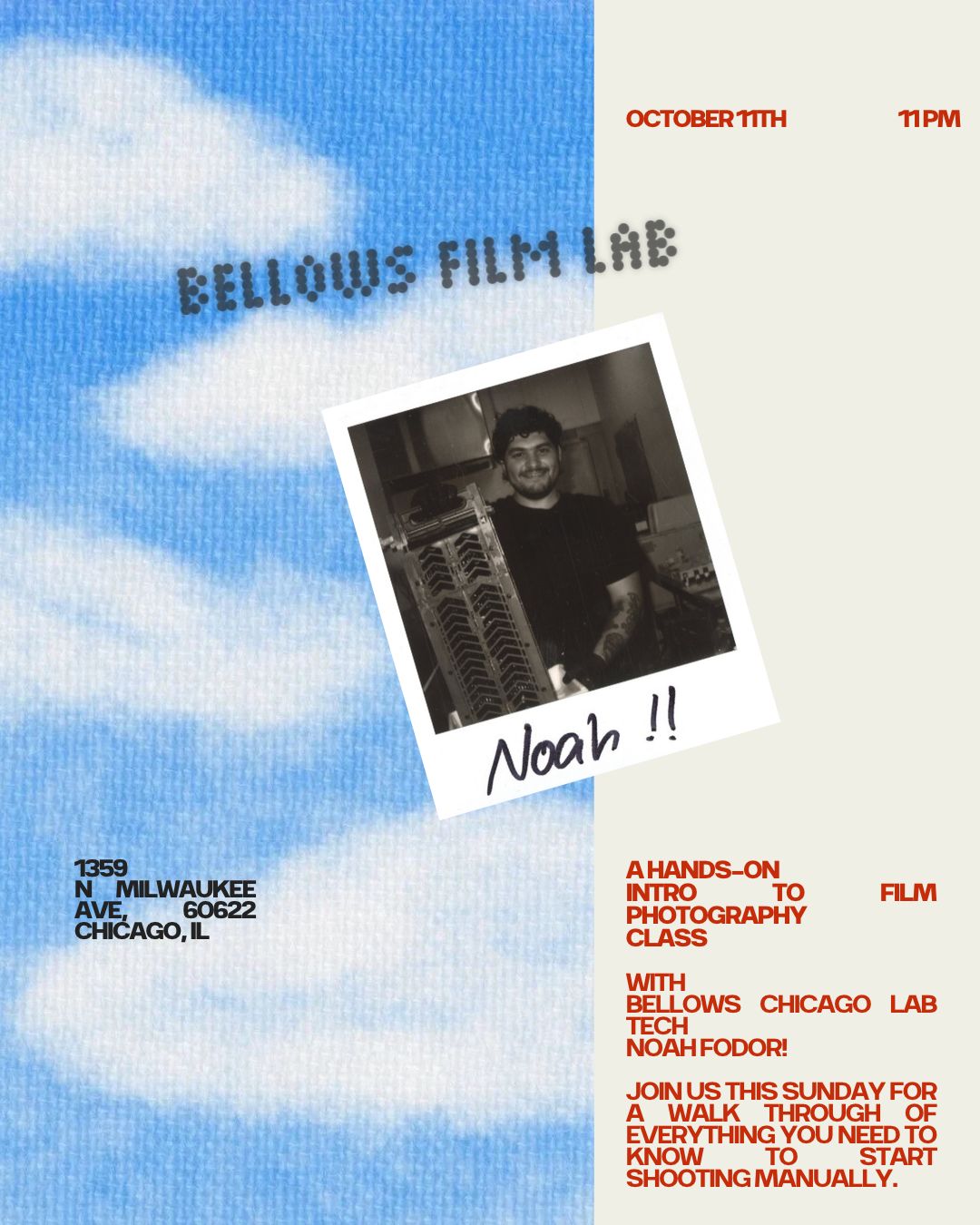 Get Your Camera Off Auto! - Intro to Film Photography - October