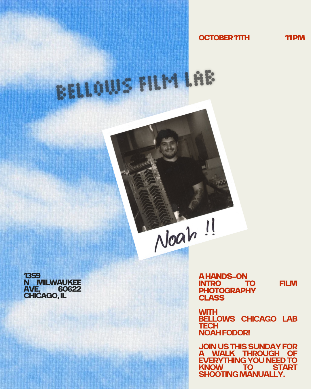Get Your Camera Off Auto! - Intro to Film Photography - October