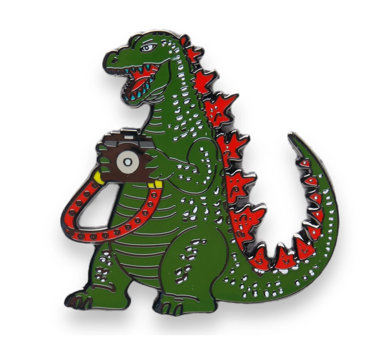 Dinosaur Photographer Pin