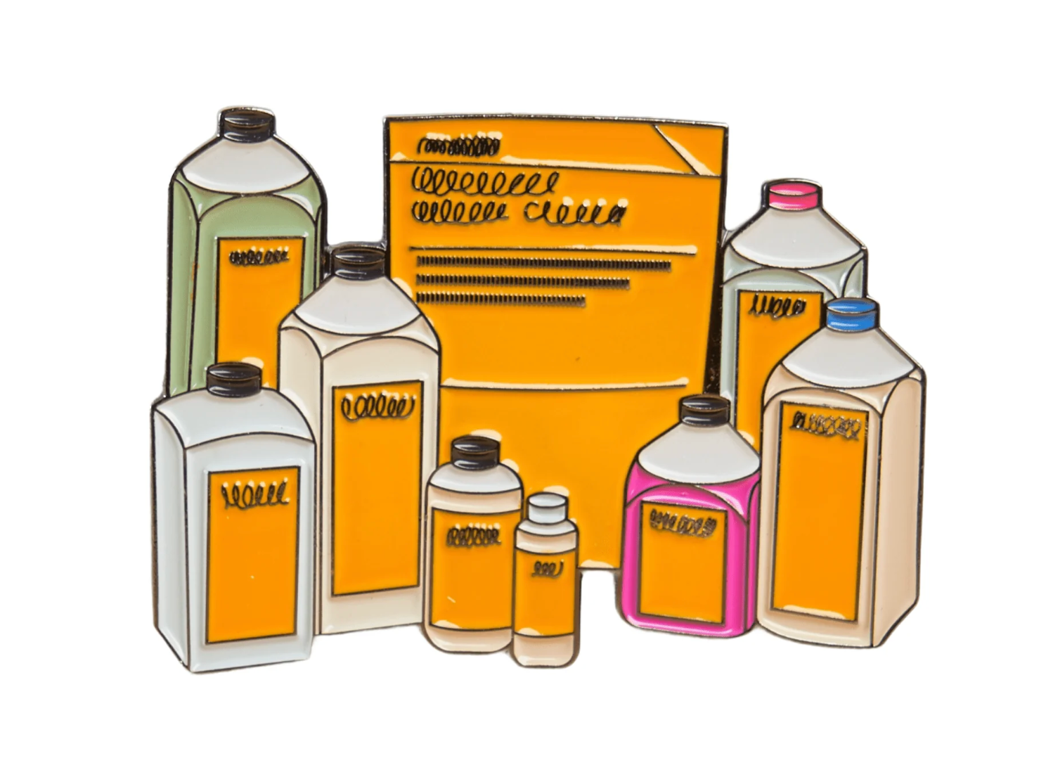 Darkroom Chemical Film Developer Storage Bottles Pin