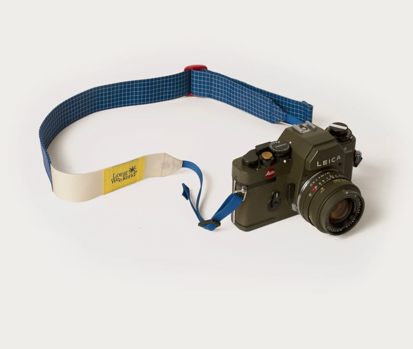 Adjustable Camera Neck Strap - Creme Multi
