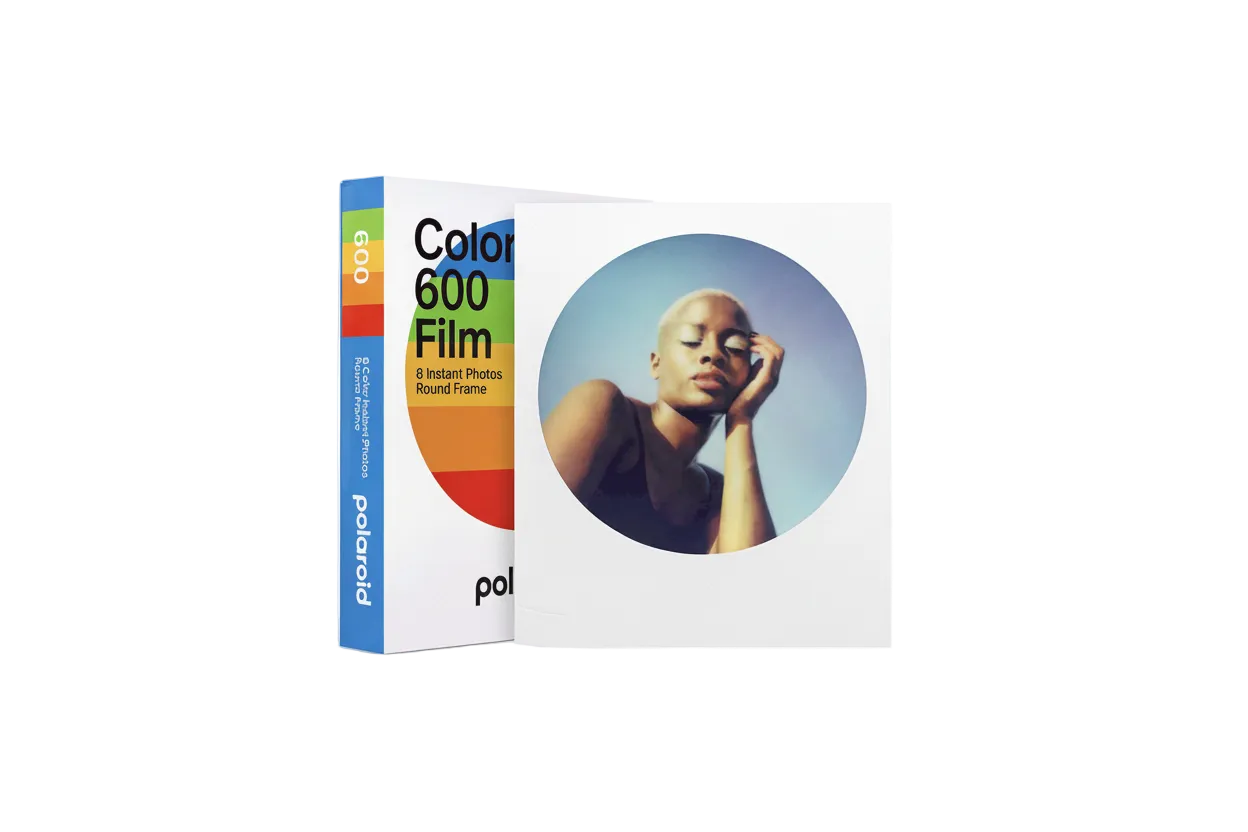 Polaroid 600 Color Round White Frames 8-Pack
