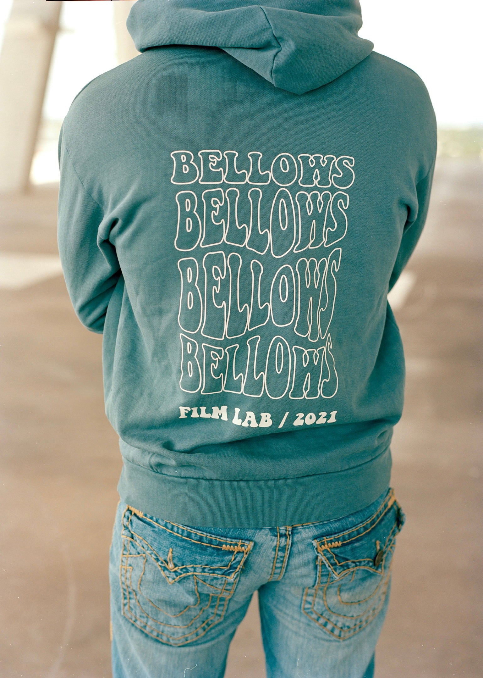 Melting Bellows Hoodie - BLUE