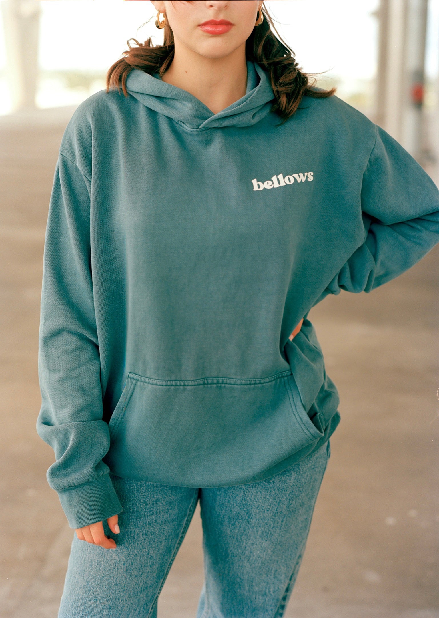 Melting Bellows Hoodie - BLUE