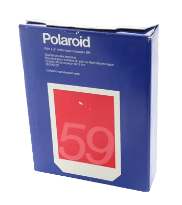 Polaroid ER Film 4x5 59 Professional 20 Color Prints (Sealed) - Expire Aug 94'