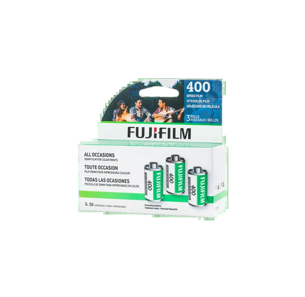 Fuji 400 - 35mm- 3pk – Bellows Film Lab
